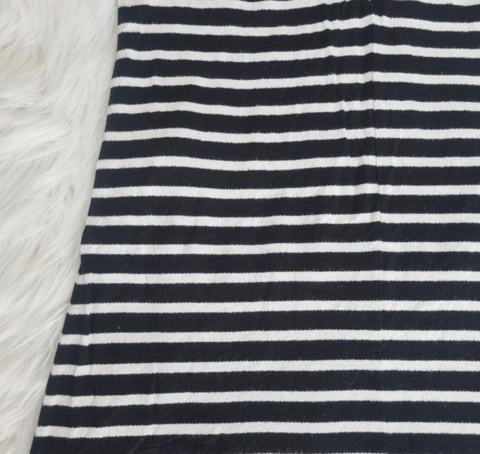 ONLY Robe d'été rayée noir/blanc avec dos à bretelles (Taille M) – photo 7